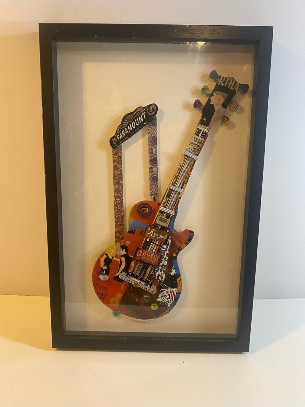 24” Electric Guitar Framed Collage
“Paramount “18”x27.5”